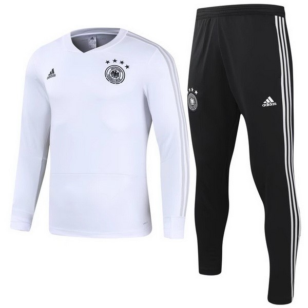 Survetement Football Allemagne 2018 Noir Blanc